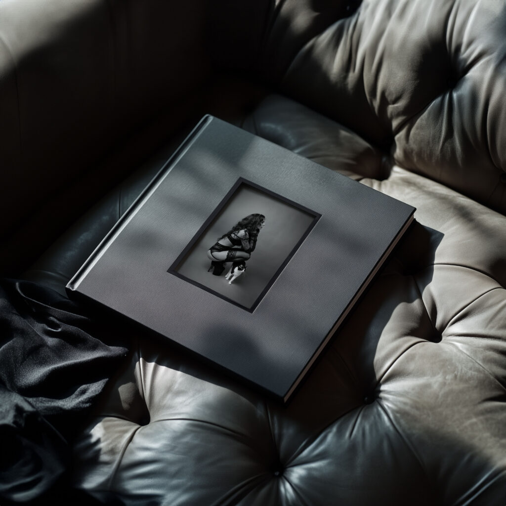 boudoir photography album by Inspire by Laura